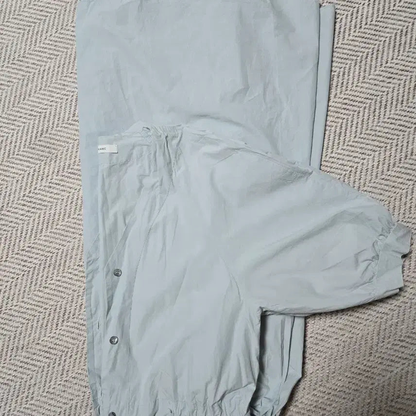 [SOLD OUT] 하늘색 셔츠 롱원피스 퍼프 반팔