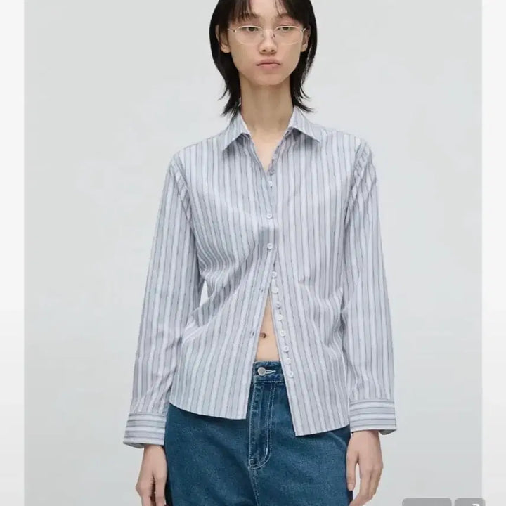 [SOLD OUT] 플리즈프로젝트 셔츠 PLZPROJECT button stripe shir