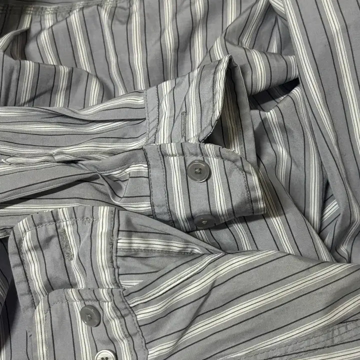 [SOLD OUT] 플리즈프로젝트 셔츠 PLZPROJECT button stripe shir