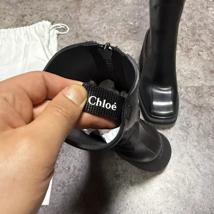[BUNJANG] Chloé Betty Rubber Boots / 끌로에 베티 러버부츠 37