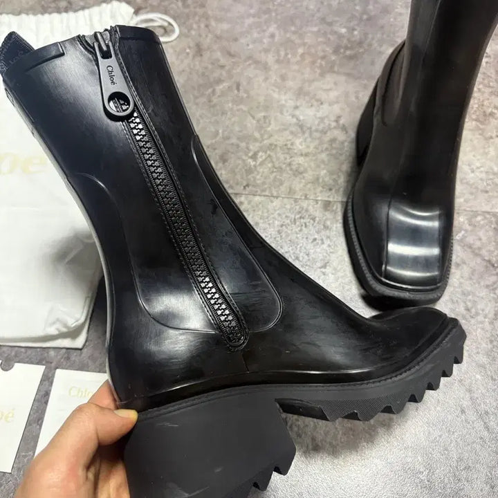 [BUNJANG] Chloé Betty Rubber Boots / 끌로에 베티 러버부츠 37