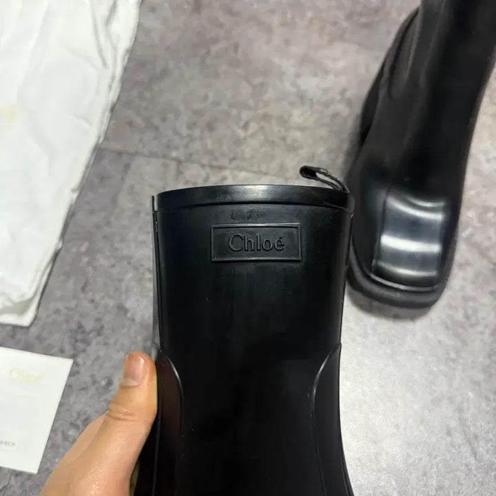 [BUNJANG] Chloé Betty Rubber Boots / 끌로에 베티 러버부츠 37