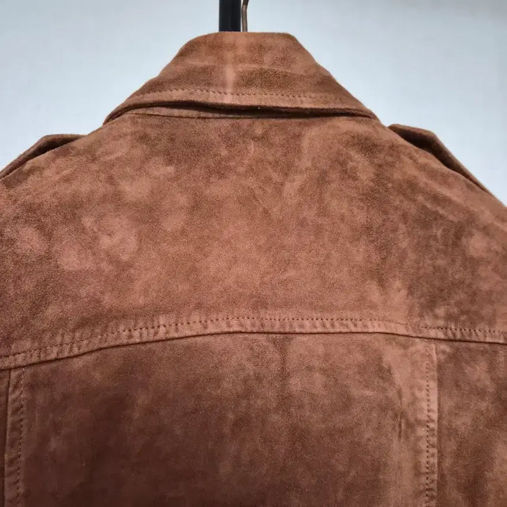 [BUNJANG] AllSaints XS Suede Leather Rider Jacket / 올세인츠 XS 스웨이드 천연가죽 라이더 재킷 W-자켓-285