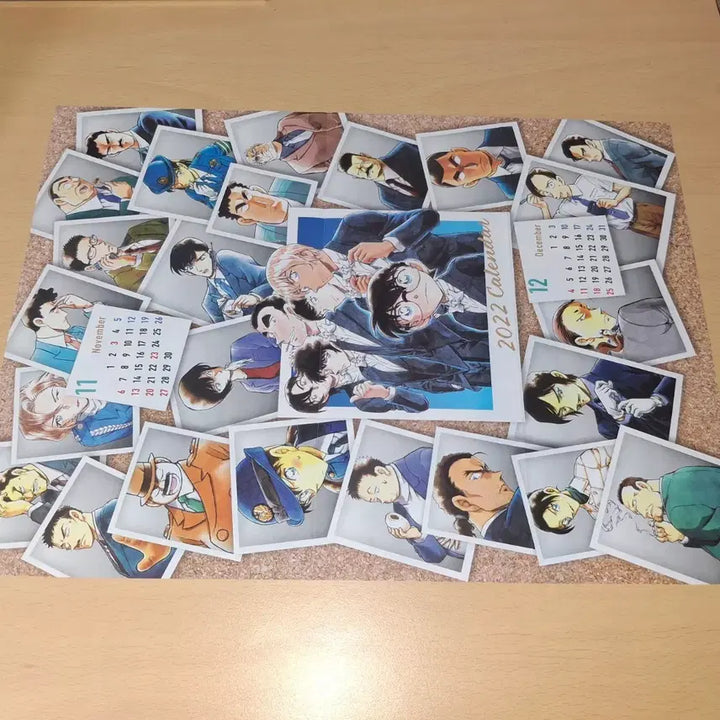 [BUNJANG] Detective Conan Original Illustration Two-Sided Folded Poster Police Academy Furuya Rei / 명탐정 코난 원화 양면 접지 포스터 경찰 동기조 아무로후루야마츠다히로미츠