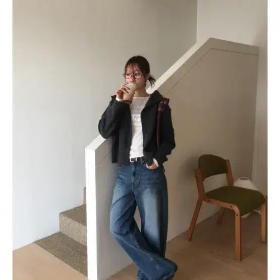 [BUNJANG] Your J Pieto Hooded Cardigan / 유어제이 피에토 후드 가디건