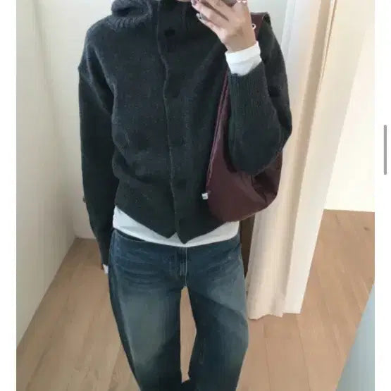 [BUNJANG] Your J Pieto Hooded Cardigan / 유어제이 피에토 후드 가디건