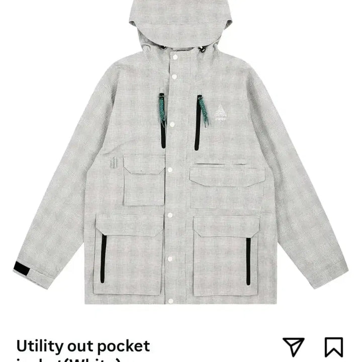 [BUNJANG] OWOC Utility Windbreaker Jacket / (새상품)OWOC 오더블유오씨 후드 바람막이 자켓