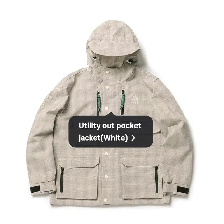 [BUNJANG] OWOC Utility Windbreaker Jacket / (새상품)OWOC 오더블유오씨 후드 바람막이 자켓