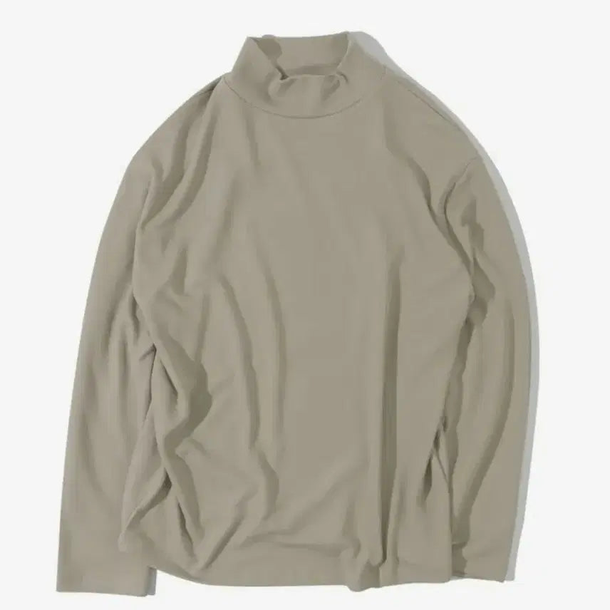 [BUNJANG] Filluminate Steady Half Turtleneck - Beige / 필루미네이트 스테디 하프 폴라넥-베이지