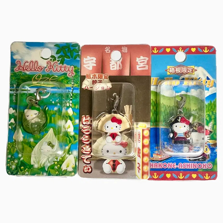 [SOLD OUT] [일본정품] 지역한정 고전 키티 스트랩 빈티지 미개봉 지역 한정