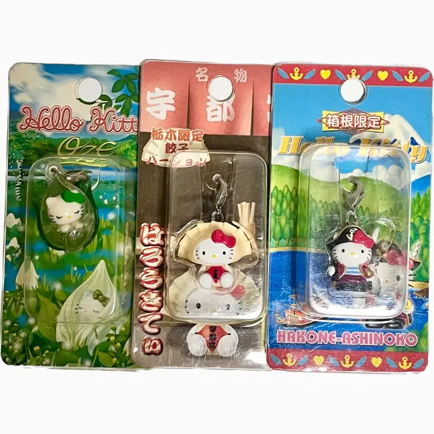 [SOLD OUT] [일본정품] 지역한정 고전 키티 스트랩 빈티지 미개봉 지역 한정