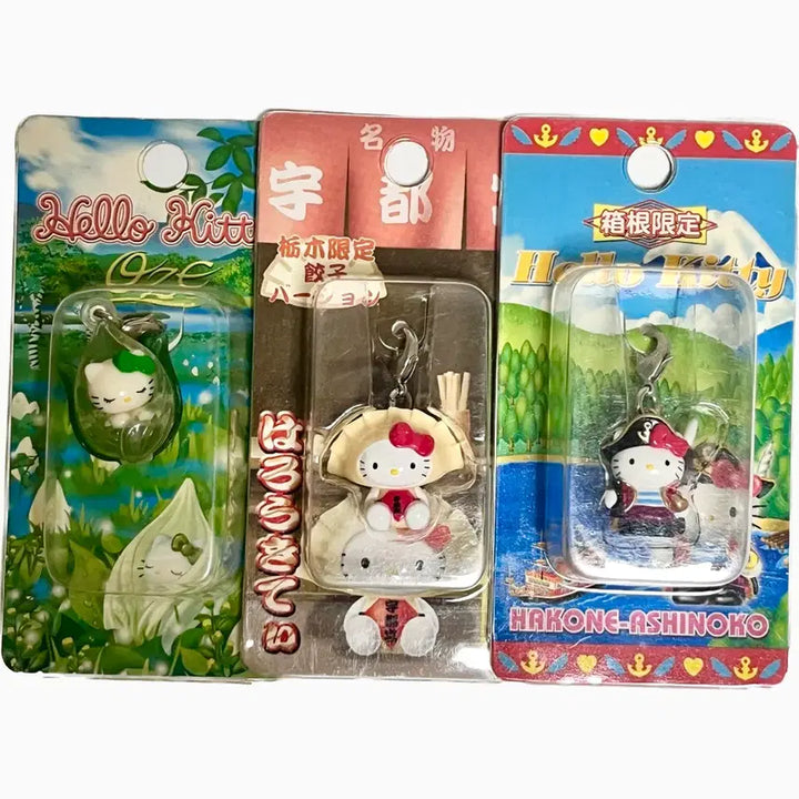 [SOLD OUT] [일본정품] 지역한정 고전 키티 스트랩 빈티지 미개봉 지역 한정