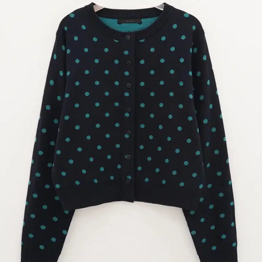 [BUNJANG] Daily Jou Dot Cardigan - Navy / 데일리쥬 자체제작 도트가디건 네이비
