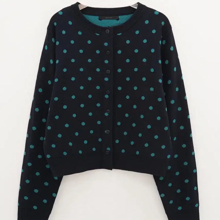 [BUNJANG] Daily Jou Dot Cardigan - Navy / 데일리쥬 자체제작 도트가디건 네이비