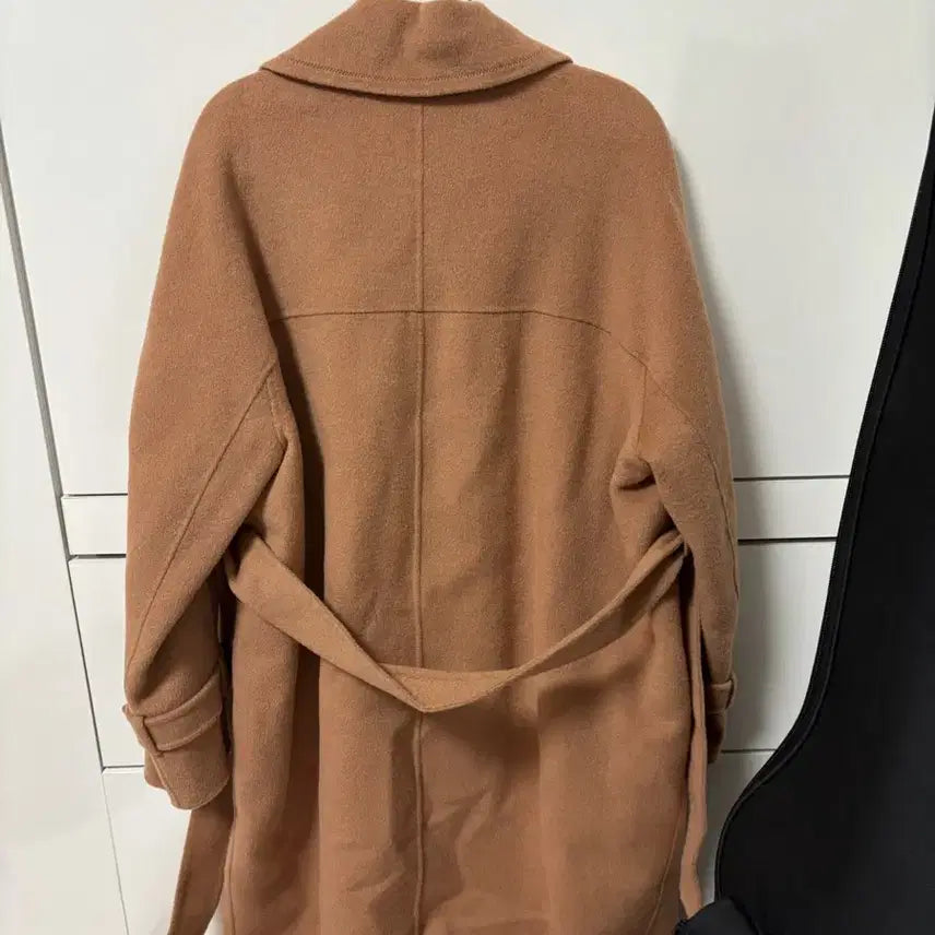 [BUNJANG] Camel Double Long Coat (M) / 카멜 더블 롱 코트 m