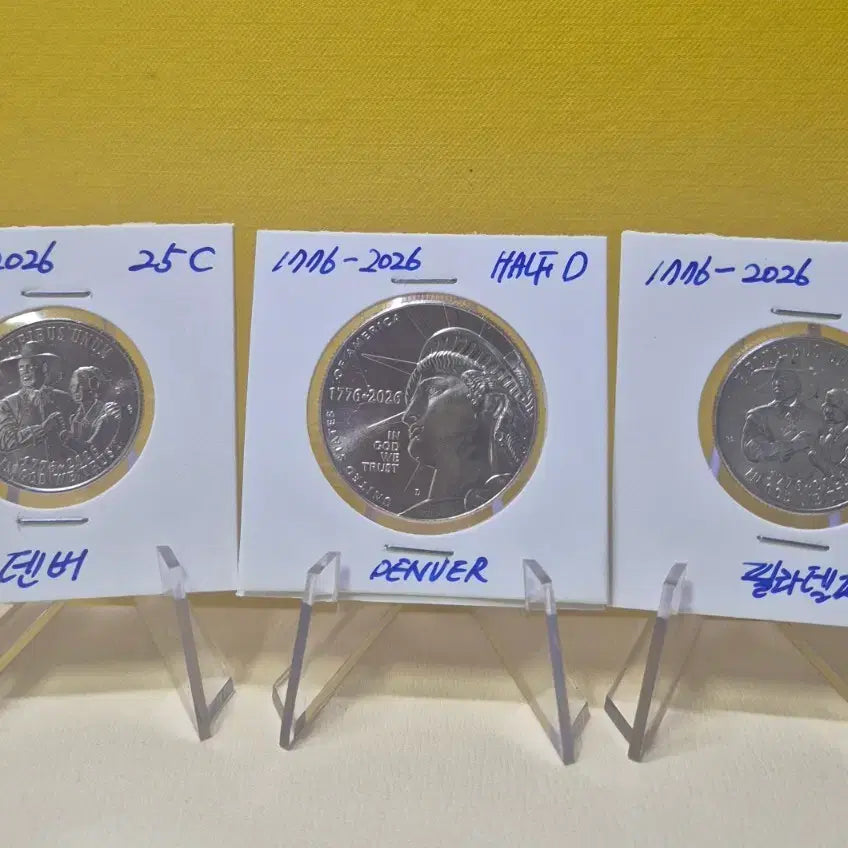 [BUNJANG] US Mint 250th Anniversary Quarter/Half Dollar Set / 1776-2026 미국 주화 쿼터/하프달러...250주년