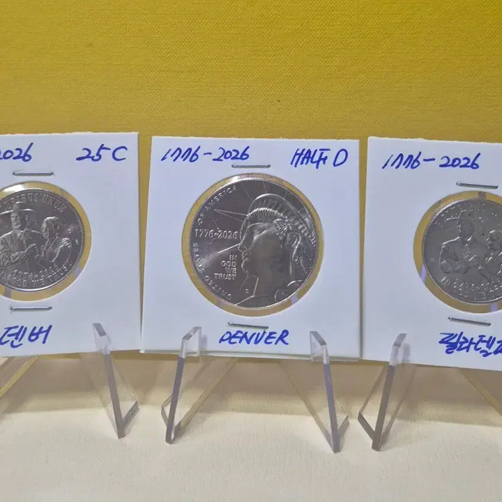 [BUNJANG] US Mint 250th Anniversary Quarter/Half Dollar Set / 1776-2026 미국 주화 쿼터/하프달러...250주년