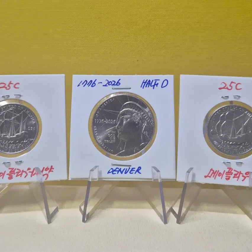 [BUNJANG] US Mint 250th Anniversary Quarter/Half Dollar Set / 1776-2026 미국 주화 쿼터/하프달러...250주년