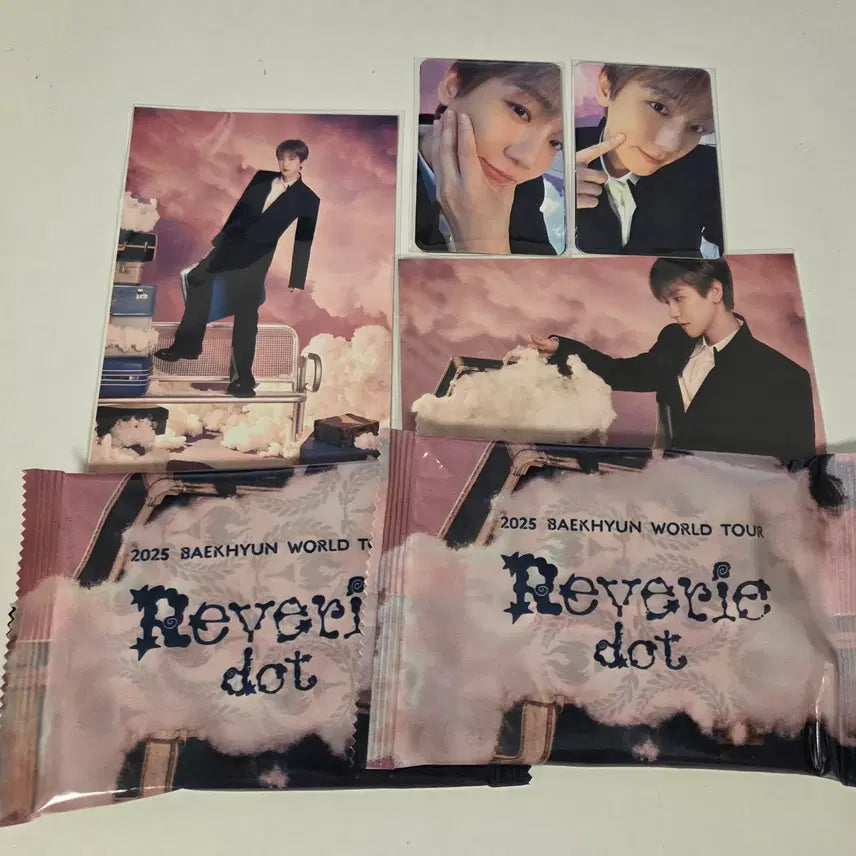 [BUNJANG] Baekhyun Lever-e Dot Kyun-Con Concert Bundle Set / 백현 레버리 닷 큥콘 콘서트 입장선물 (포카+엽서+핫팩) 일괄 양도