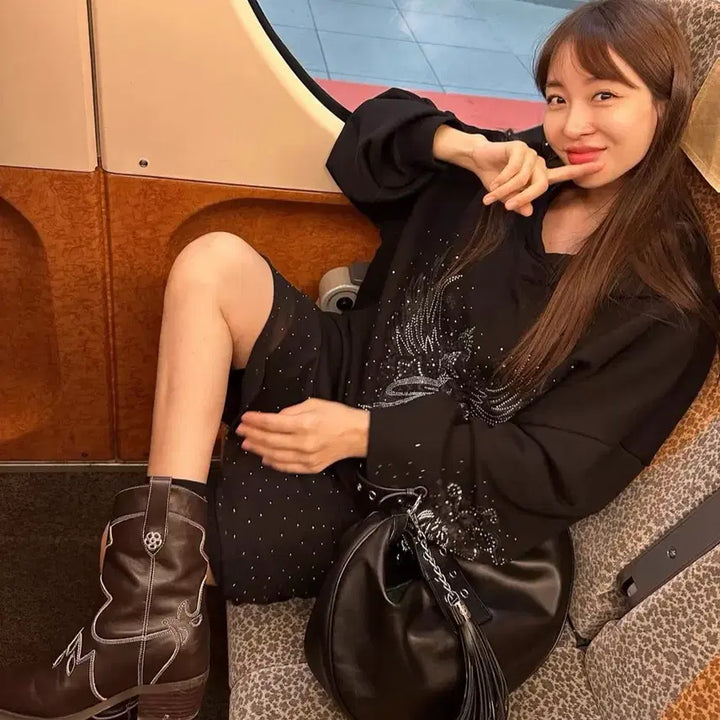 [BUNJANG] Gang Sisters Brooklyn Vintage Western Boots / 강자매브루클린빈티지웨스턴부츠