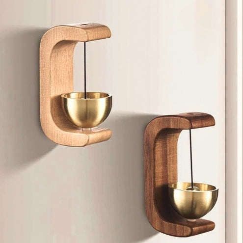 [BUNJANG] Wooden Magnetic Doorbell 2-Color Wind Chime / 우드 자석 도어벨 2color  재물운 집들이 인테리어 풍경 종
