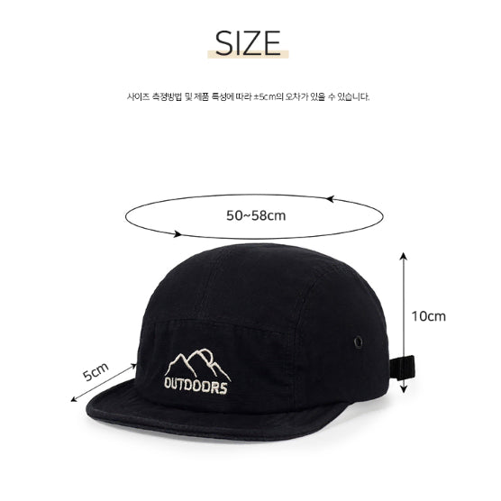 [BUNJANG] Unisex Outdoor Camp Cap / 캠프캡 6color / 남녀공용모자 아웃도어 모자 캡모자