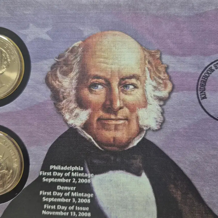 [BUNJANG] US Presidential Dollar Coin Set 2008 / 2008미국 대통령 기념 주화+초일봉피
