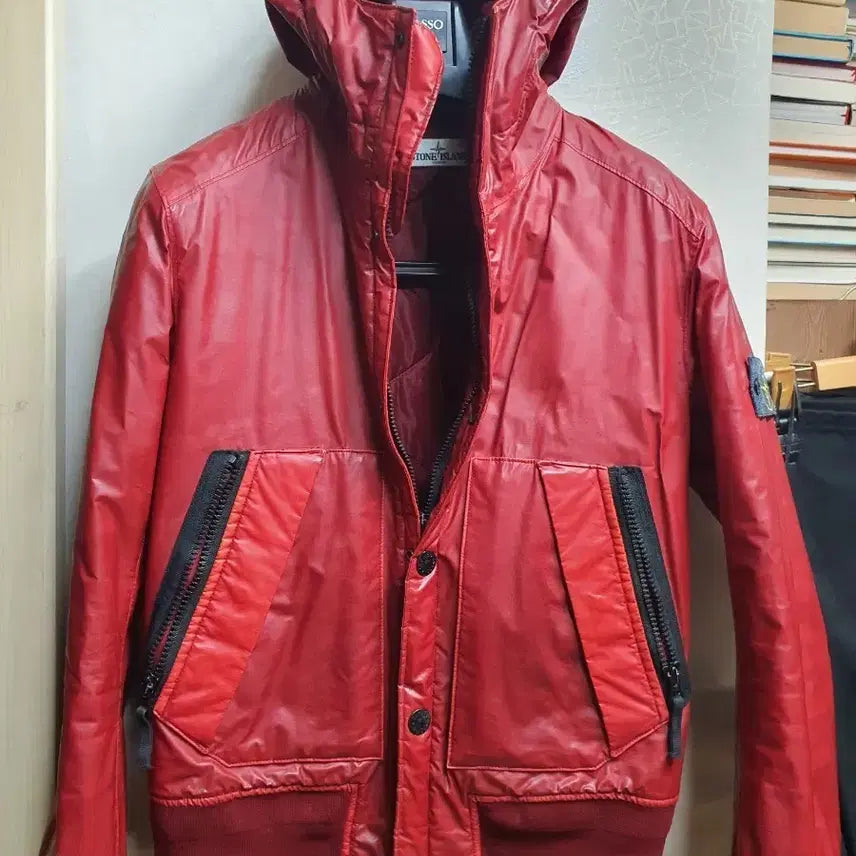 [SOLD OUT] 스톤아일랜드 무솔라 고마타 레드 자켓 95