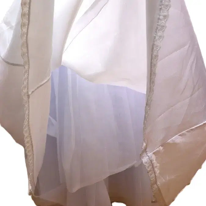[BUNJANG] Unused Hanbok Underskirt (Size 44) / aa183 미사용 한복속치마/여44/가슴둘레80/총길이133센치/사놀까
