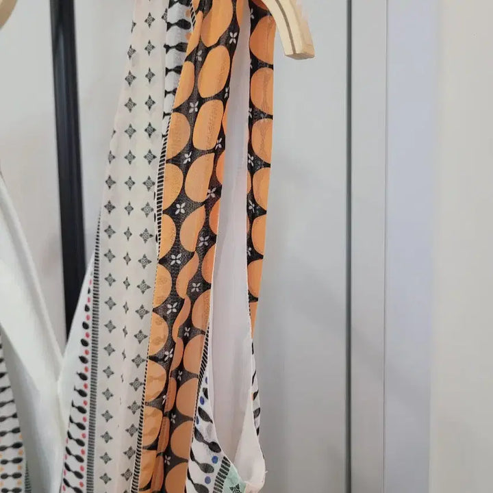 [BUNJANG] Sandro V-neck Pattern Sleeveless Chiffon Dress / 산드로 브이넥 패턴 슬리브리스 쉬폰 원피스 55