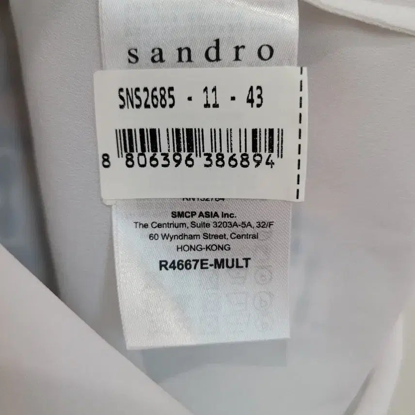 [BUNJANG] Sandro V-neck Pattern Sleeveless Chiffon Dress / 산드로 브이넥 패턴 슬리브리스 쉬폰 원피스 55