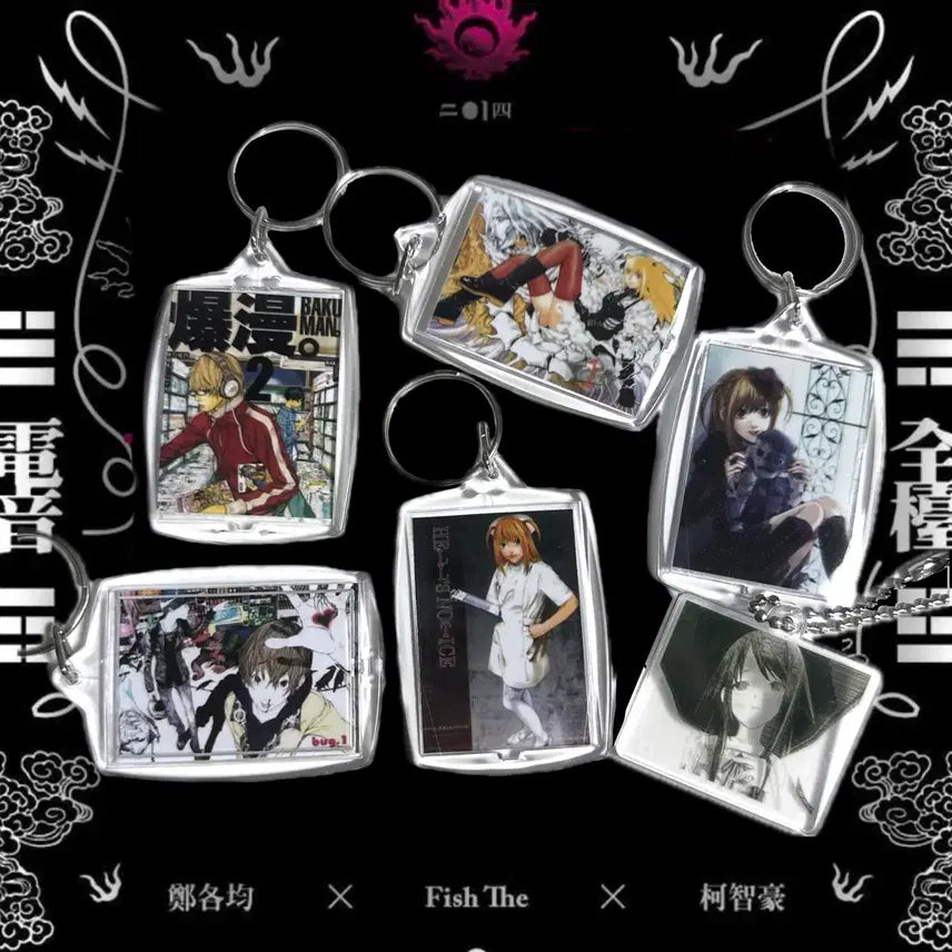 [BUNJANG] Death Note Misa Bakuman Vintage Acrylic Keyring / 데스노트 미사 바쿠만 빈티지 비공굿 아크릴 키링 애니 미소녀 방꾸 멘헤라
