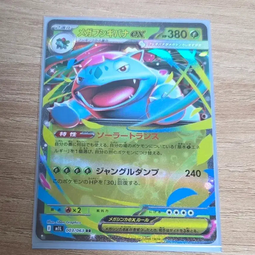 [BUNJANG] Pokemon Japanese Mega Venusaur EX Card / 포켓몬 카드 일판 메가이상해꽃 EX