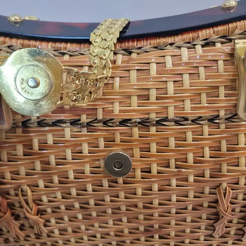 [BUNJANG] Vintage Rattan Tote Bag / 빈티지 라탄가방 토트백