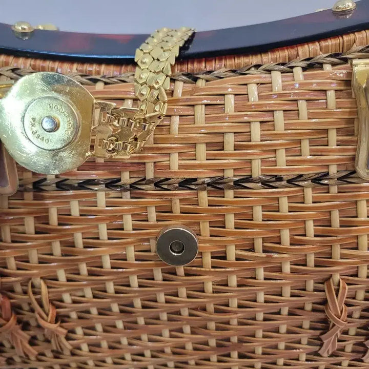 [BUNJANG] Vintage Rattan Tote Bag / 빈티지 라탄가방 토트백