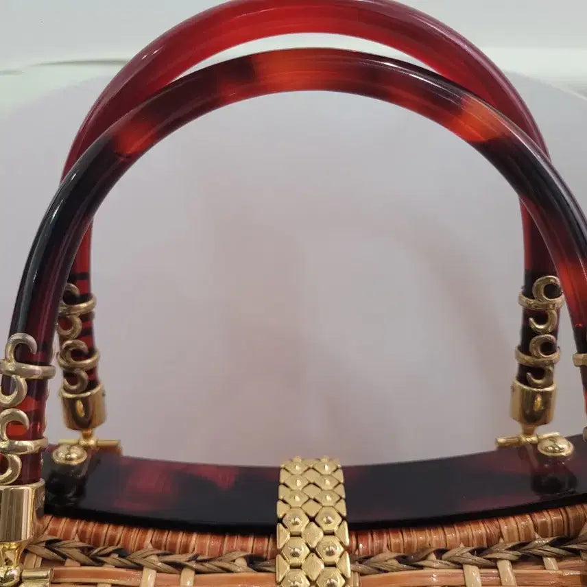 [BUNJANG] Vintage Rattan Tote Bag / 빈티지 라탄가방 토트백
