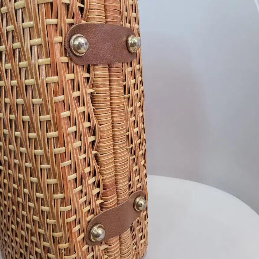 [BUNJANG] Vintage Rattan Tote Bag / 빈티지 라탄가방 토트백