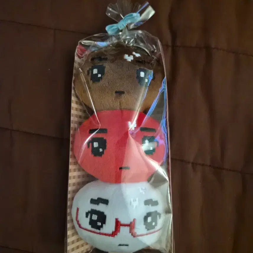 [BUNJANG] Aengkyungmandu Tanghulu Doll Keychain / 안경만두 탕후루 인형 키링