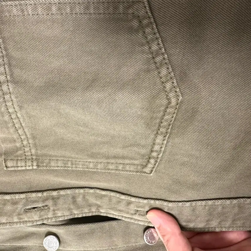 [BUNJANG] H&amp;M Khaki Shirt Jacket / H&amp;M 흐앤므 카키 셔츠형자켓(남방)