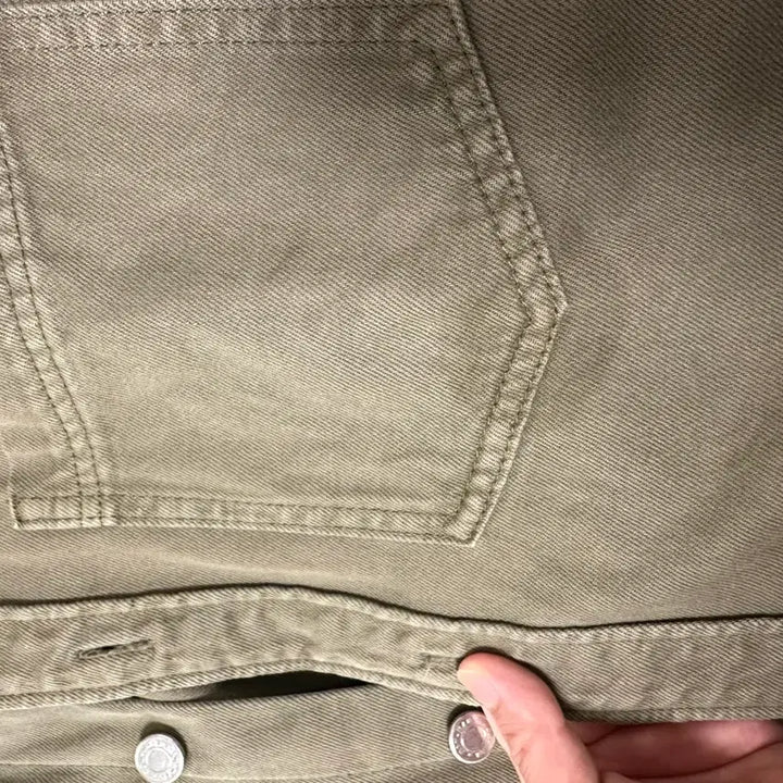 [BUNJANG] H&amp;M Khaki Shirt Jacket / H&amp;M 흐앤므 카키 셔츠형자켓(남방)