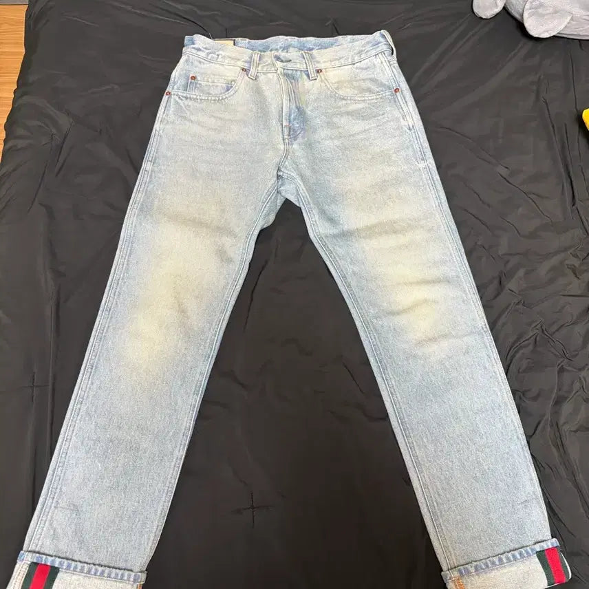 [BUNJANG] Gucci Light Wash Denim Pants / 구찌 라이트 워싱 데님 팬츠