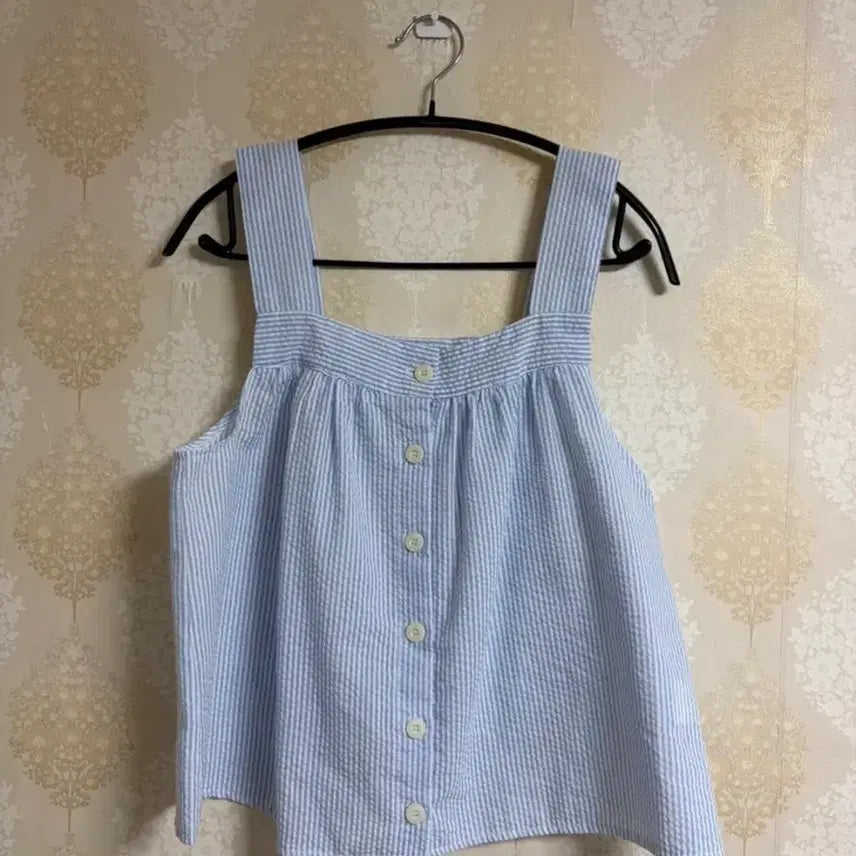 [BUNJANG] Stripe Blue Tank Top / (새상품)스트라이프 나시 블루