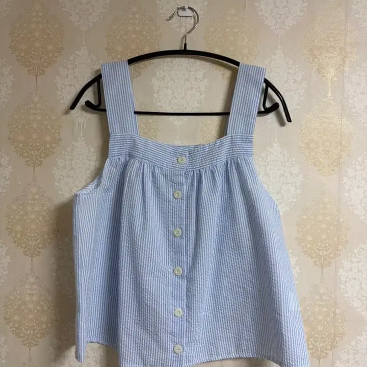 [BUNJANG] Stripe Blue Tank Top / (새상품)스트라이프 나시 블루