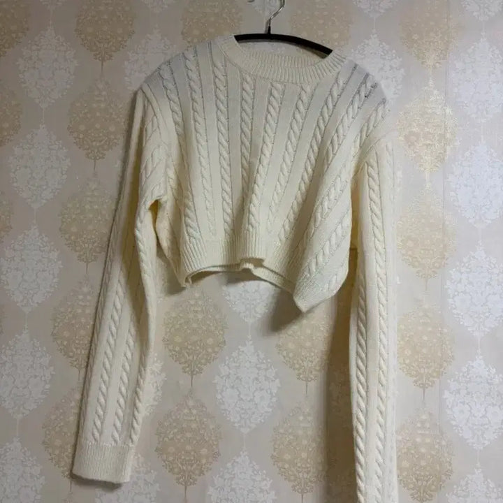 [BUNJANG] 8seconds Crop Knit Ivory Sweater / (새상품)8seconds 크롭 니트 아이보리