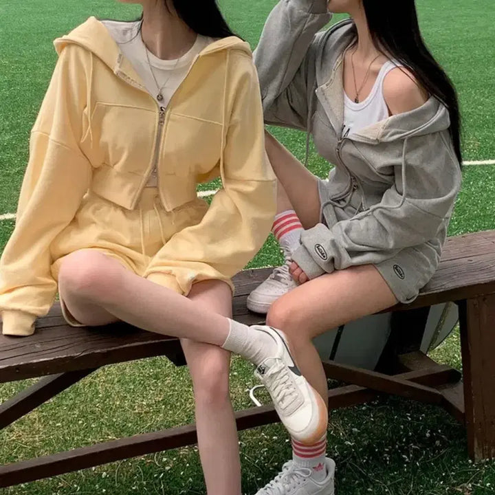 [BUNJANG] Two-Piece Set Yellow / 투피스 세트 옐로우