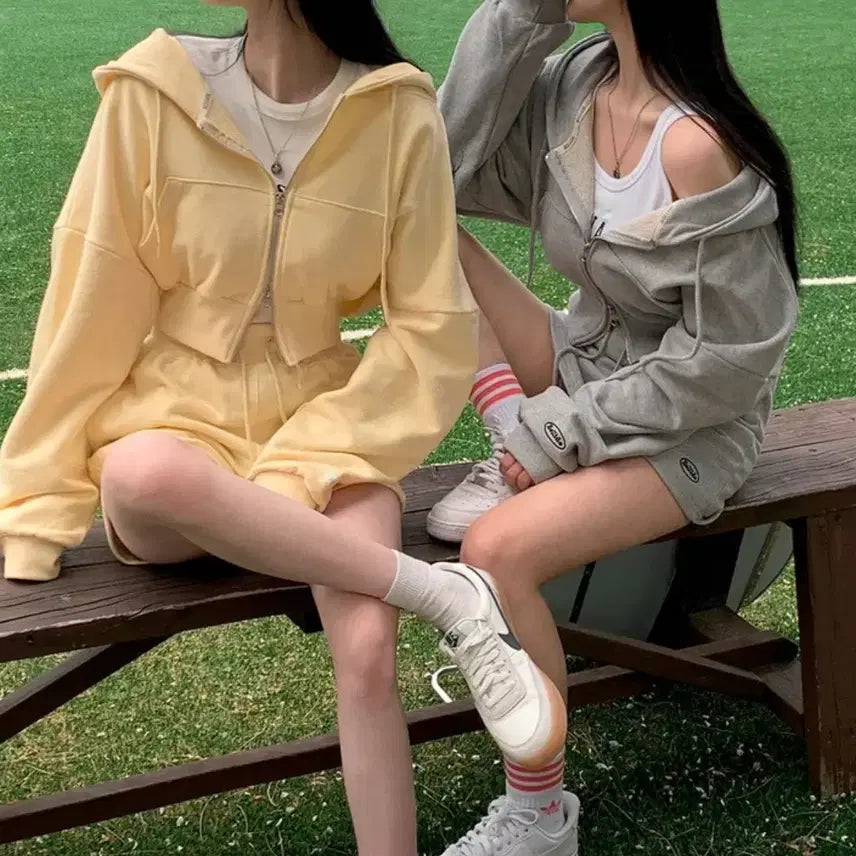 [BUNJANG] Two-Piece Set Yellow / 투피스 세트 옐로우