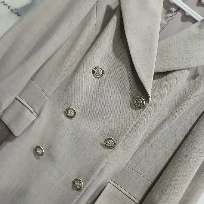 [SOLD OUT] 케네스레이디Kenneth Lady 카라넥더블버튼플레어원피스66