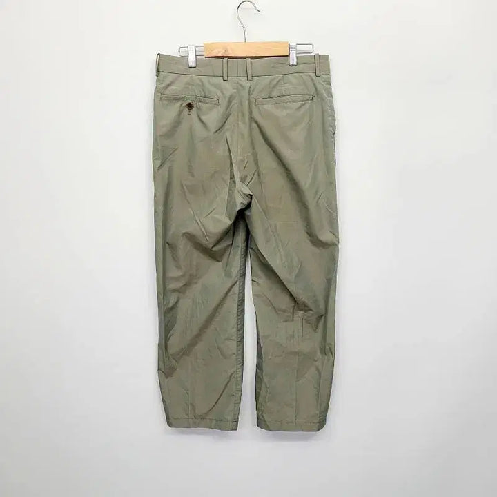 [BUNJANG] AURALEE Cotton Poly Mix Slacks - Khaki - Size 4 / 오라리(AURALEE) 코튼 폴리 믹스 슬랙스 카키 - 4사이즈