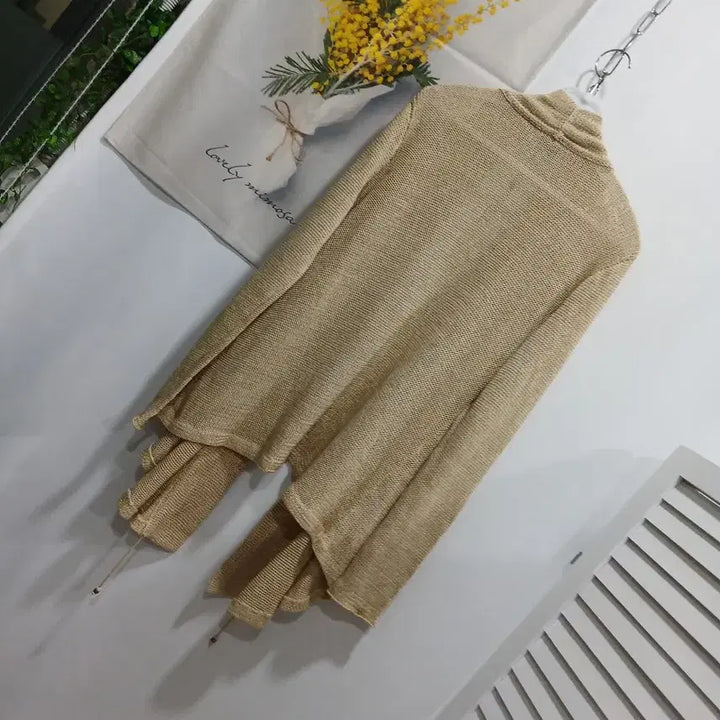 [BUNJANG] Polo Ralph Lauren Linen Drape Cardigan / 폴로랄프로렌.(마100%)드레이프 가디건 M.66.사용감없음