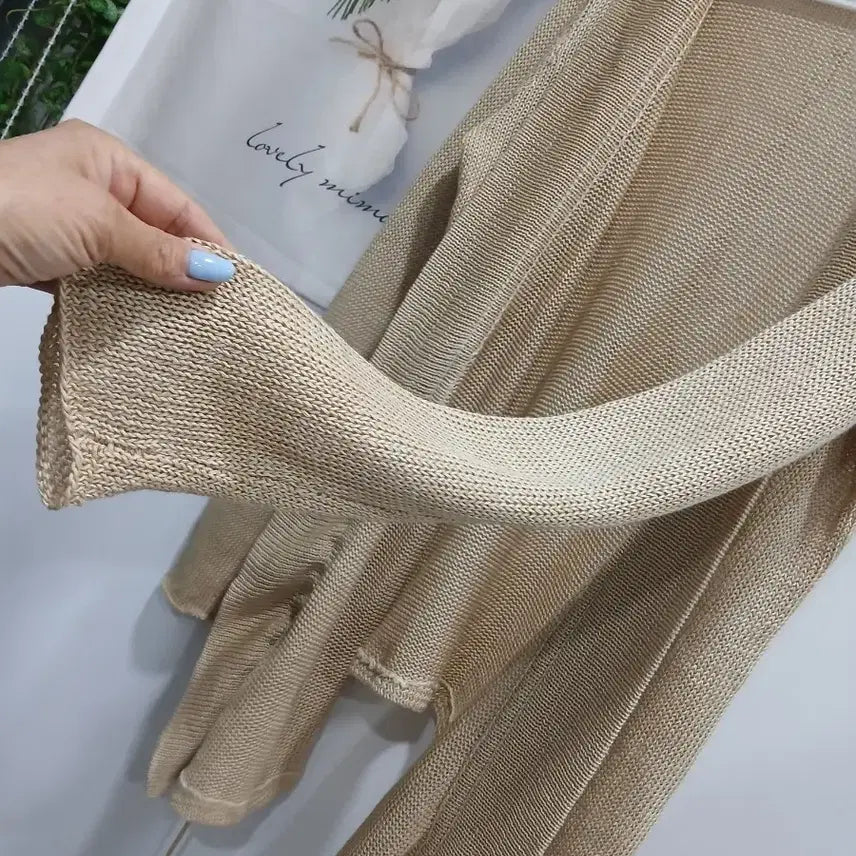 [BUNJANG] Polo Ralph Lauren Linen Drape Cardigan / 폴로랄프로렌.(마100%)드레이프 가디건 M.66.사용감없음